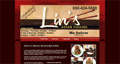 Desktop Screenshot of linsasiancuisine.com